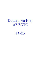 Dutchtown AF ROTC 25-26