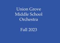 Union Grove Orchestra Fall 23