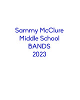Sammy McClure Middle School Bands 23