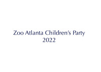 Zoo Atlanta Children's Party 2022