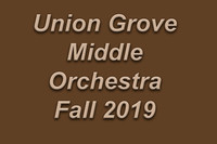 Union Grove Middle - Orchestra  Fall 2019