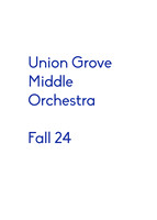 Union Grove Middle Orchestra F24